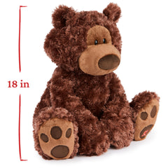 GUND Philbin left-paw red heart stitch, symbol of timeless connection and keepsake.