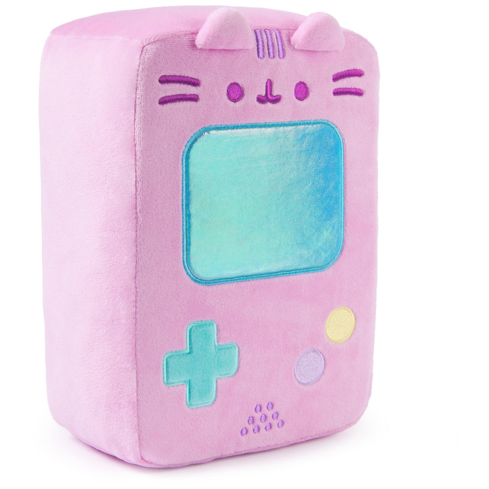 GUND Pusheen with blue holographic screen adds playful decor
