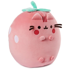 GUND Pusheen with green leaf stem detail adds playful charm.