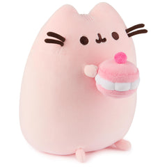 GUND Pusheen pink Squisheen plush with soft texture ideal for hugging.