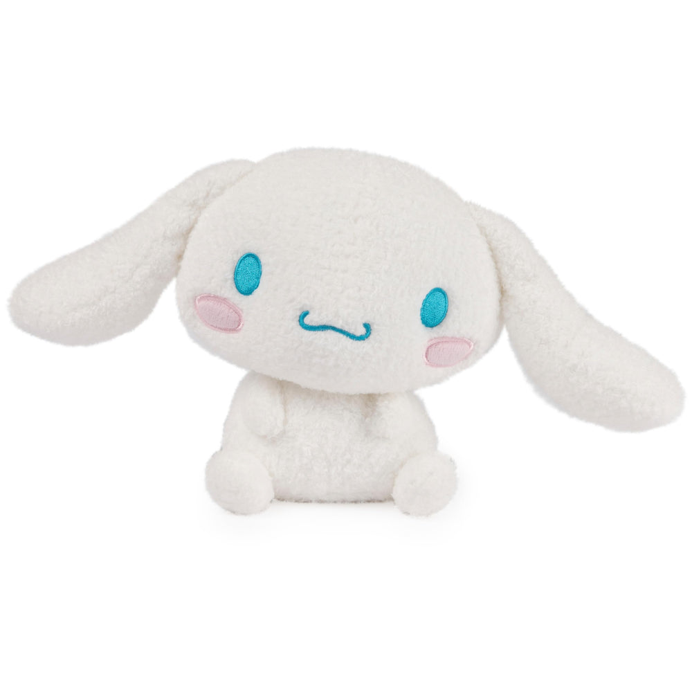 GUND Sanrio Cinnamoroll 6-inch plush with ears for cuddling.