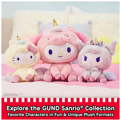 GUND Sanrio Cinnamoroll packaging ships protected in poly bag.