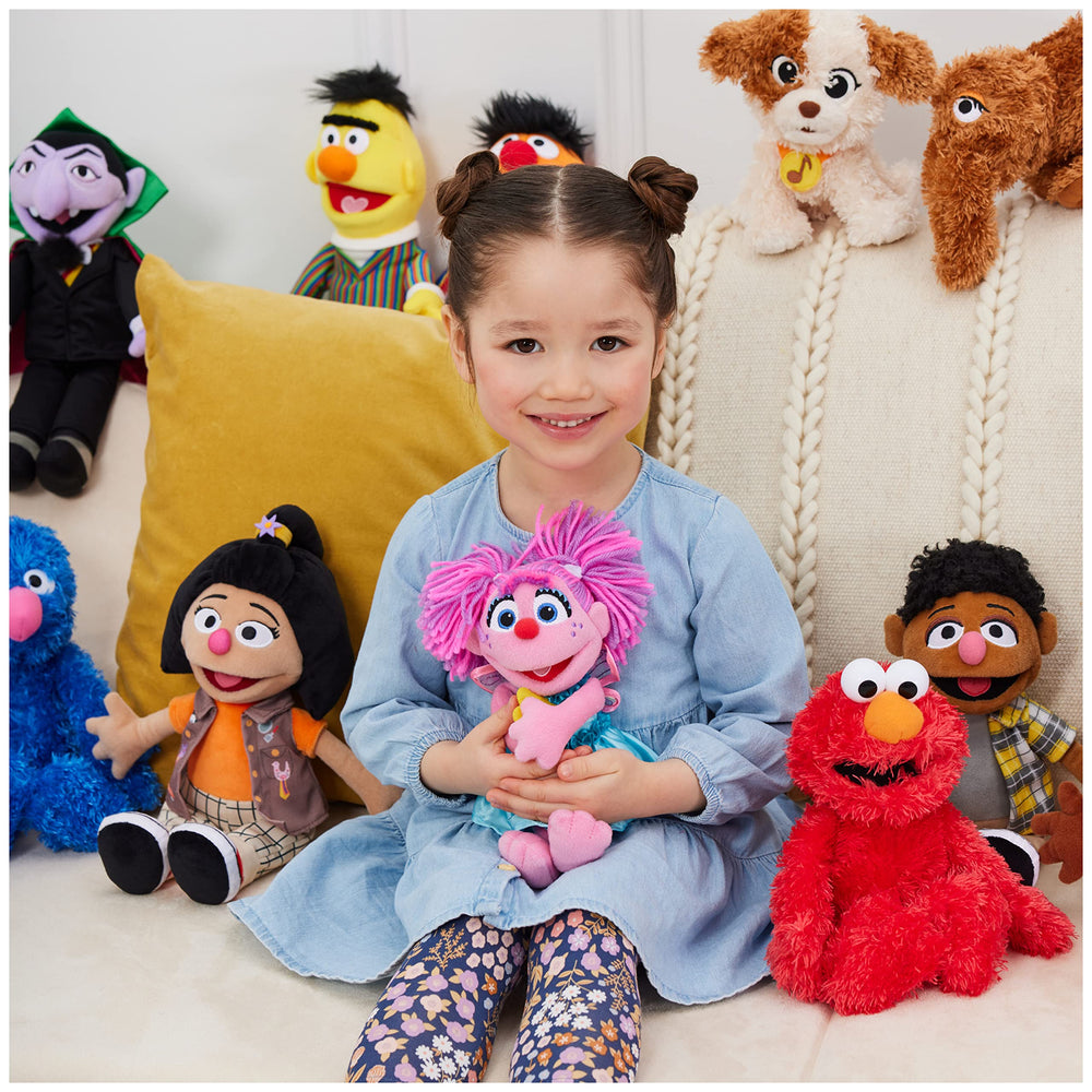 GUND Elmo plush packaged gift-ready for birthdays or showers.
