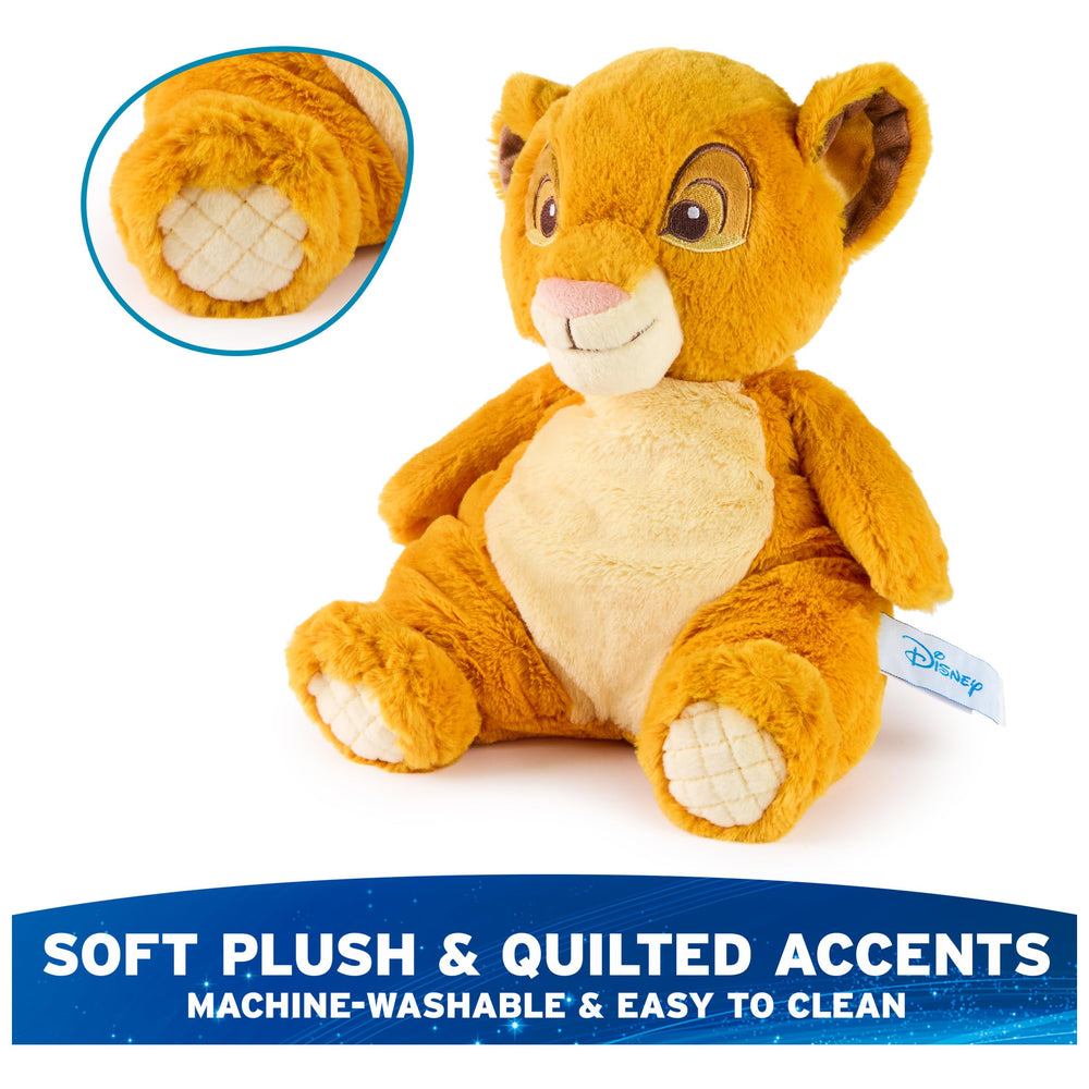 GUND Simba Oh So Snuggly Plush pink nose and smile evoke playfulness