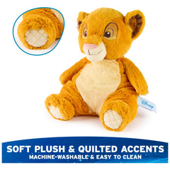 GUND Simba Oh So Snuggly Plush pink nose and smile evoke playfulness