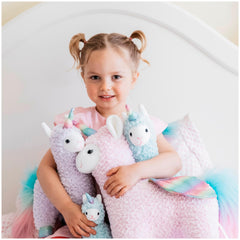 GUND Sugar Plum Llamacorn plush rainbow tail adds color to storytelling