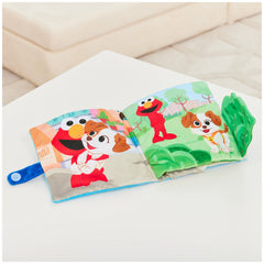 GUND Tango plush closeup showing embroidered eyes for comforting play.