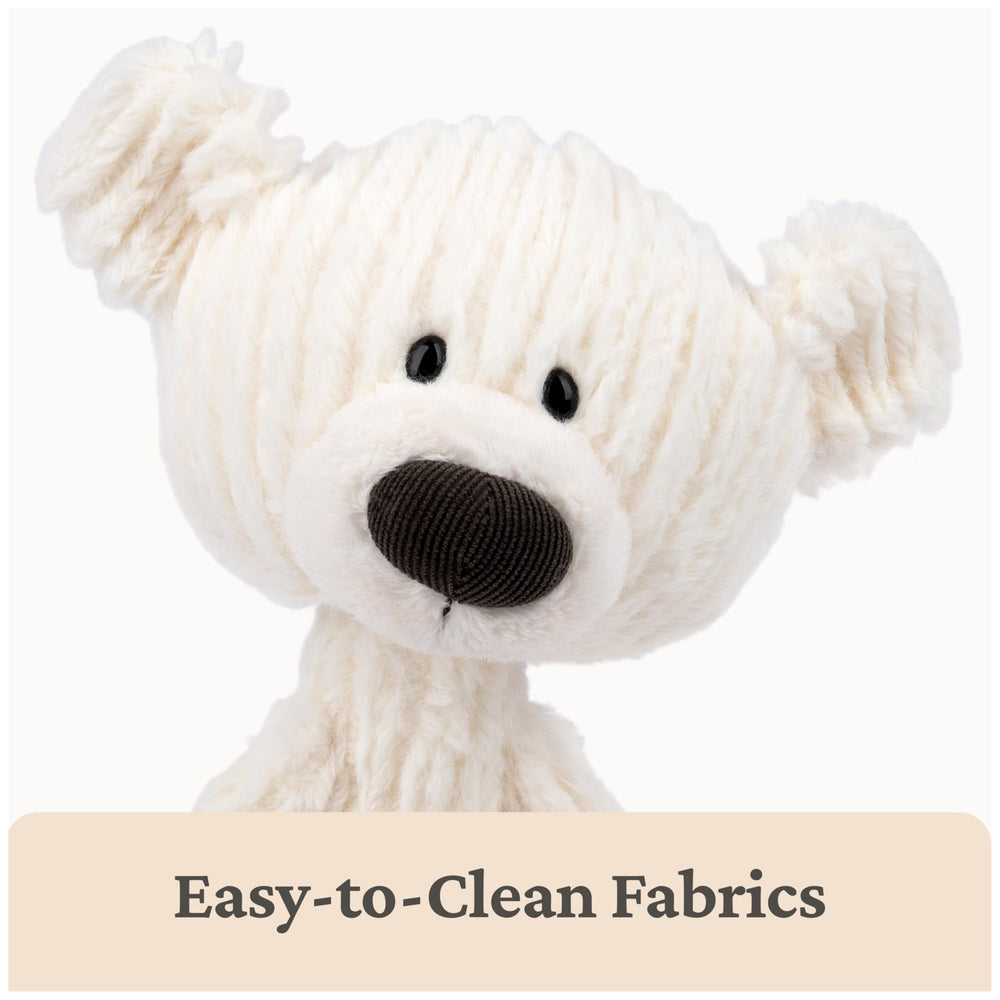 GUND Toothpick Cable teddy bear plush texture and premium quality.