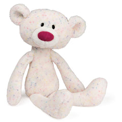 GUND Toothpick Confetti teddy bear, 15 inches, rainbow spots for cuddly play