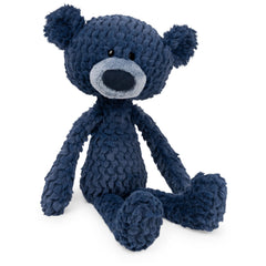 GUND Toothpick Ripple teddy bear full navy view for on-the-go cuddles.