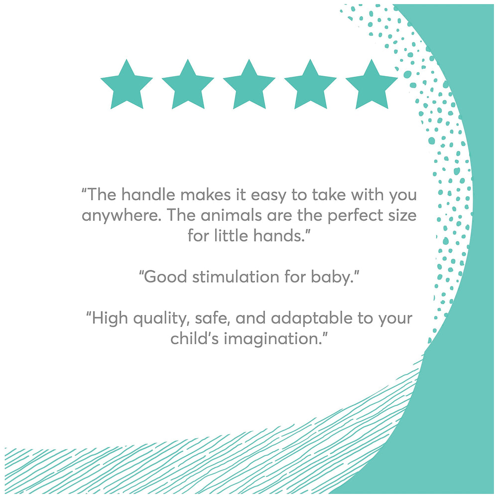 GUND baby-safe sensory set suitable from birth for early exploration.