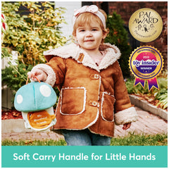 GUND plush toys feature embroidered details for safe, durable play.