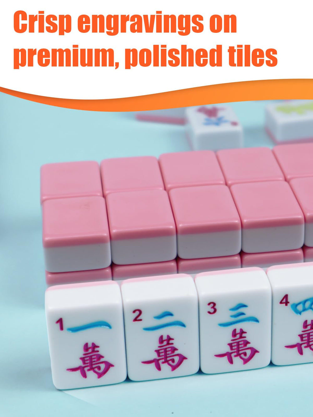 GUNEDD tiles feature precise engravings for easy identification during play.