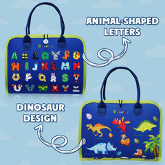 Guolely Busy Board dinosaur elements and letters engage imagination and early language practice.