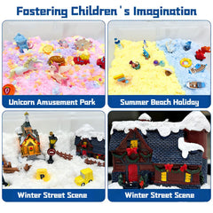 GushySnow squeezable can packaging shown for quick setup and higher capacity.