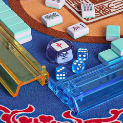 Accessories include dice, chips, and wind indicator for ready-to-play sessions.