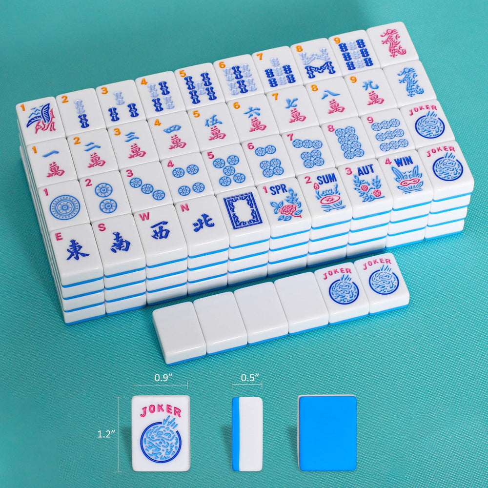 Tiles organized by Dots, Bams, and Cracks to showcase classic suit grouping
