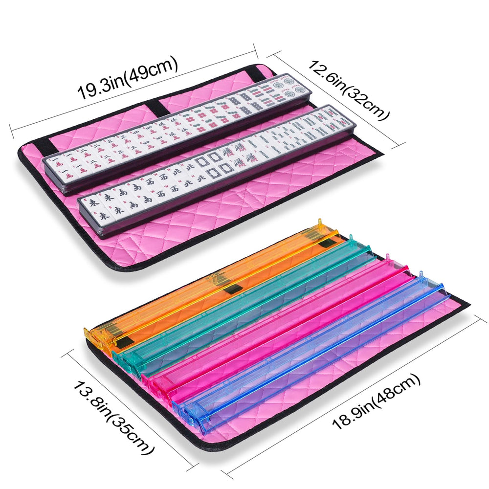 GUSTARIA dice, chips, and wind indicator enhance the tabletop mahjong experience