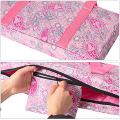 GUSTARIA extended zipper allows quick access to tiles.