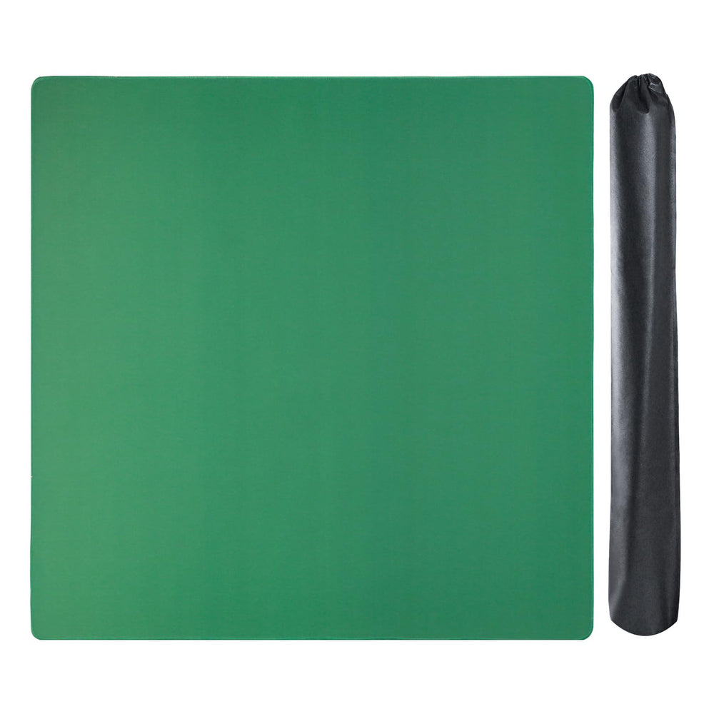 GUSTARIA Mahjong Mat with slip-resistant backing keeps tiles in place.