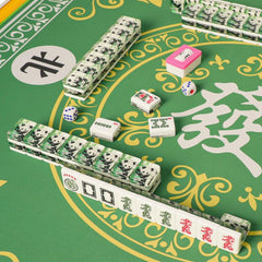 GUSTARIA Mahjong Mat with thick rubber backing to shield tables from wear