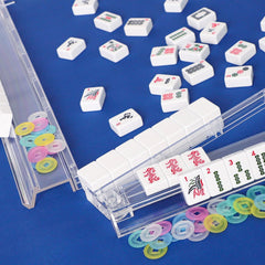Portable, lightweight GUSTARIA mahjong rack—easy to carry to events