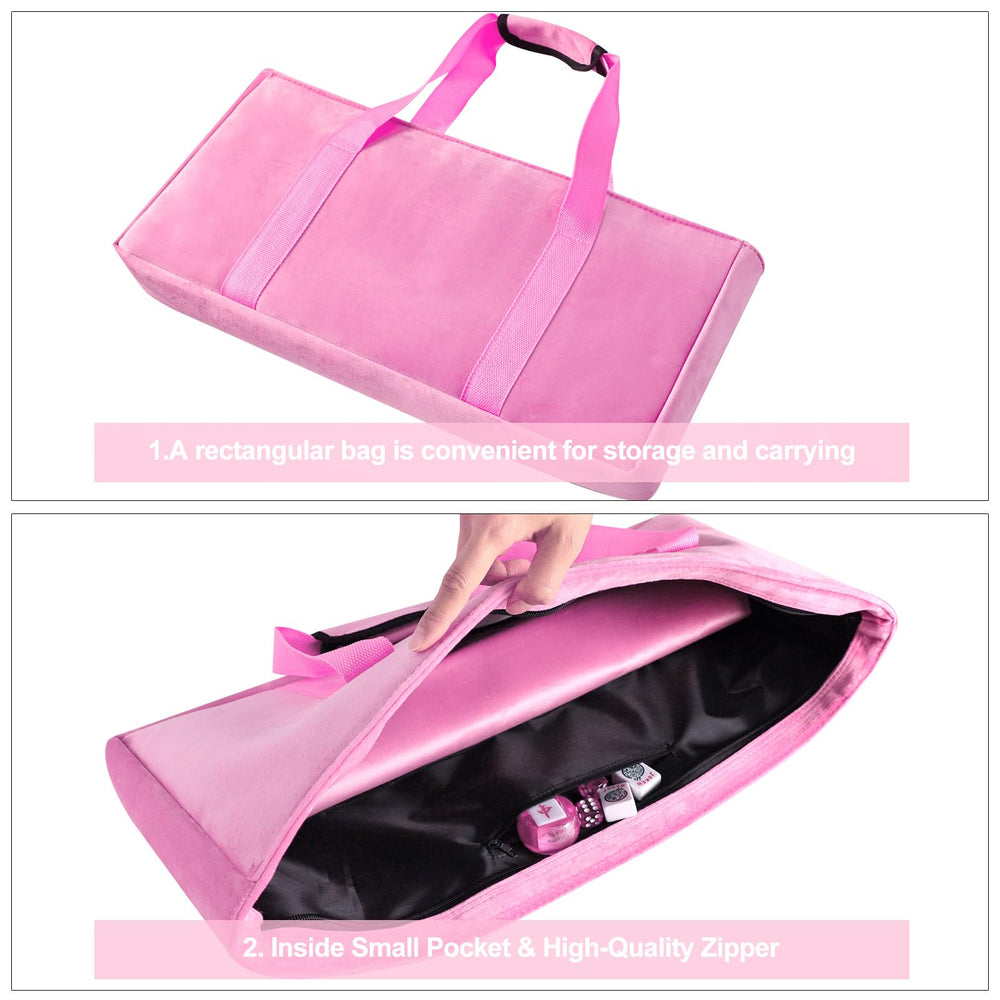 GUSTARIA sturdy shoulder strap adds comfortable carrying for game nights