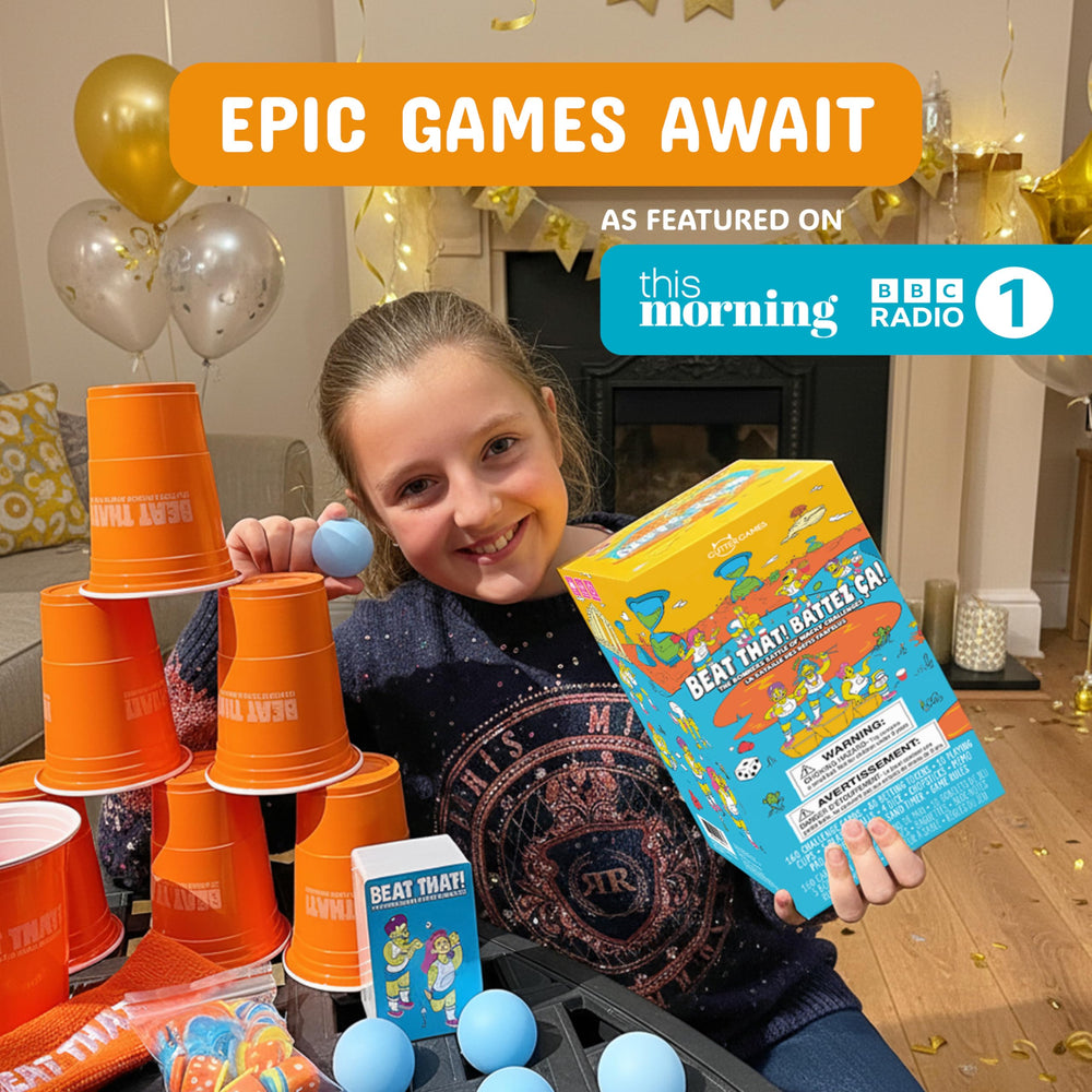 Gutter Games Beat That 160 challenges cards fuel quick, energetic family fun