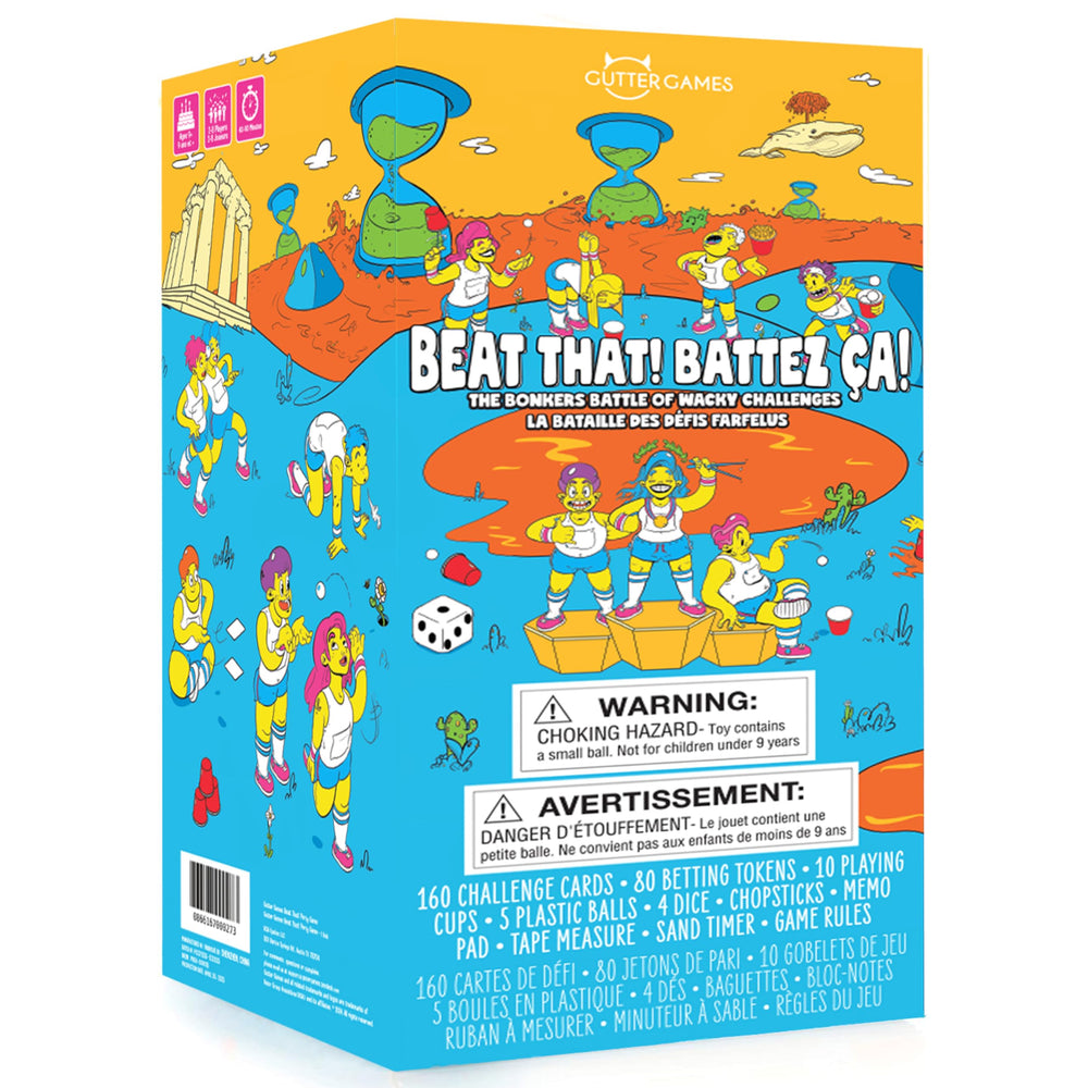 Gutter Games Beat That game kit ready for instant family play and setup
