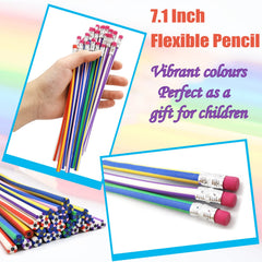 Guuozzli colorful striped pencil pattern, soft texture for light sketching.