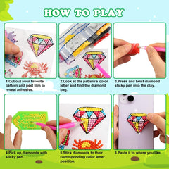 GWAHSA gift-pack diamond art stickers for classroom prizes.