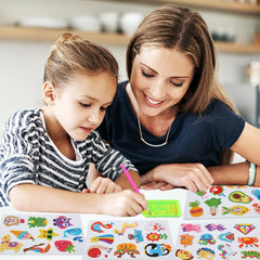 GWAHSA unicorn crown design sticker for kids crafts.