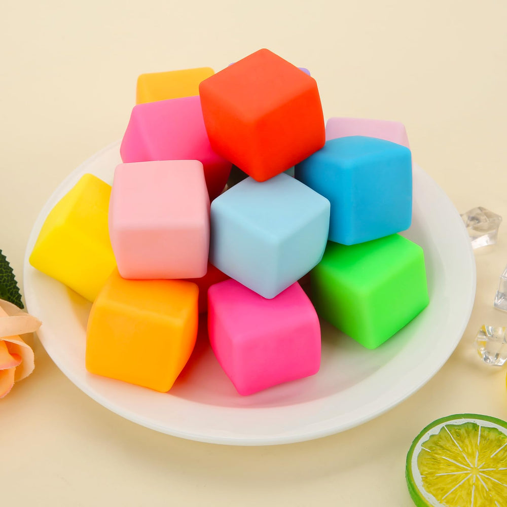 GWAHSA kids and teens enjoying squeeze cubes during travel.