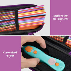 Lightweight GWCASE carry case beside a backpack demonstrating travel-friendly storage