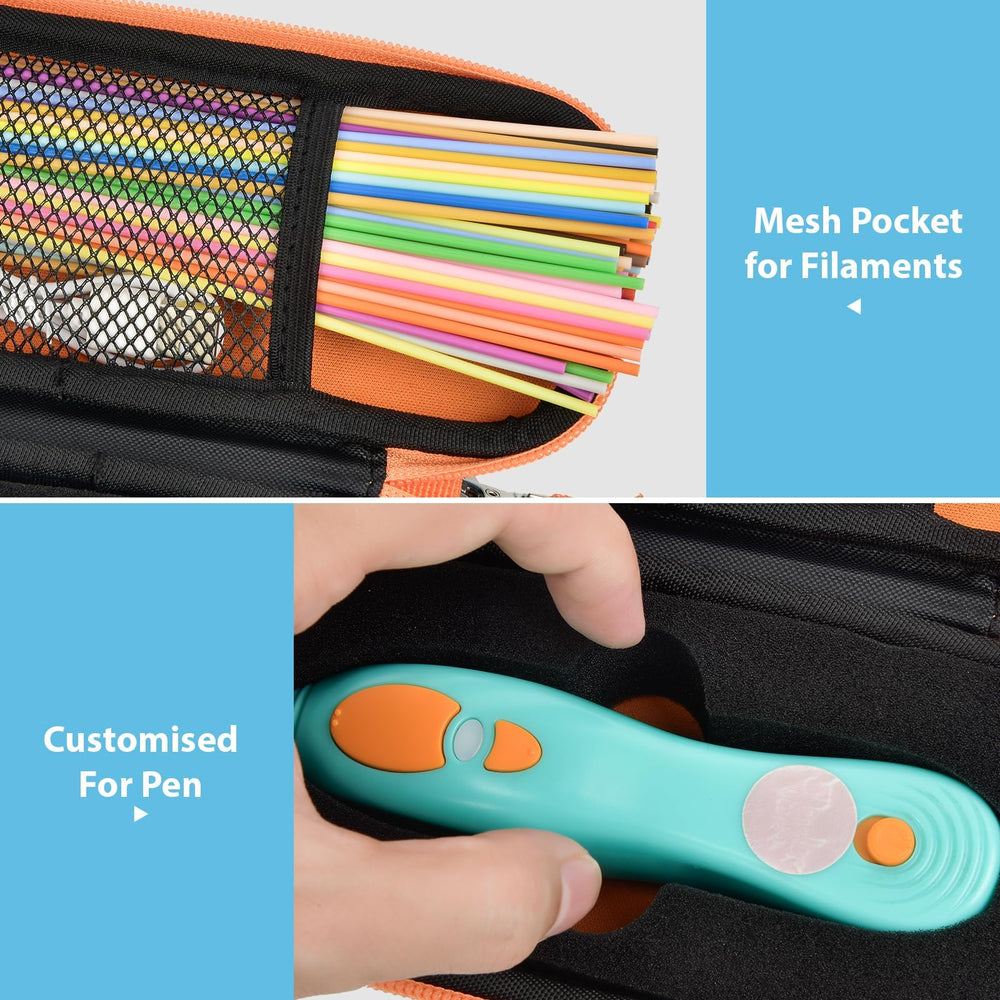 GWCASE lightweight, travel-friendly case fits in backpack or school bag