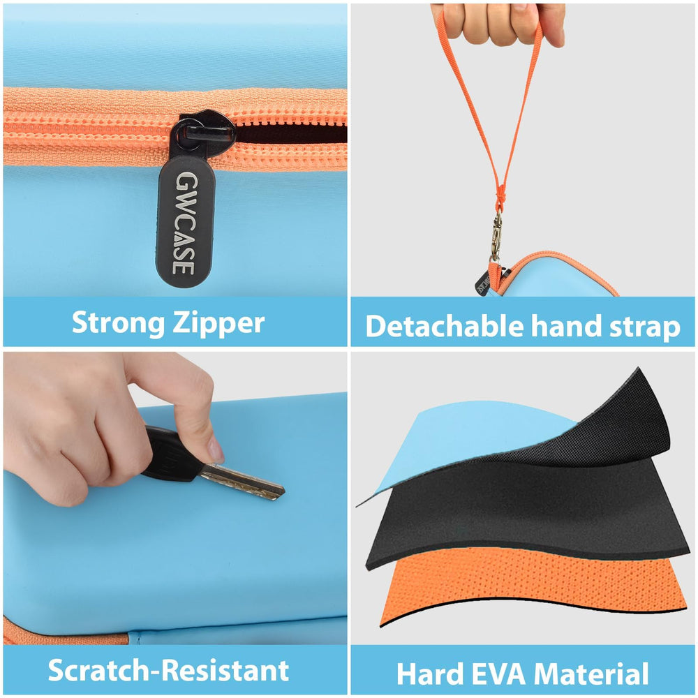 GWCASE smooth zipper seals the case for secure transport