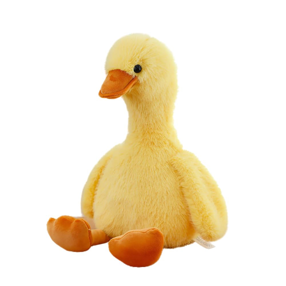 Gwxqybfe duck stuffed animal yellow body for cuddling and display.