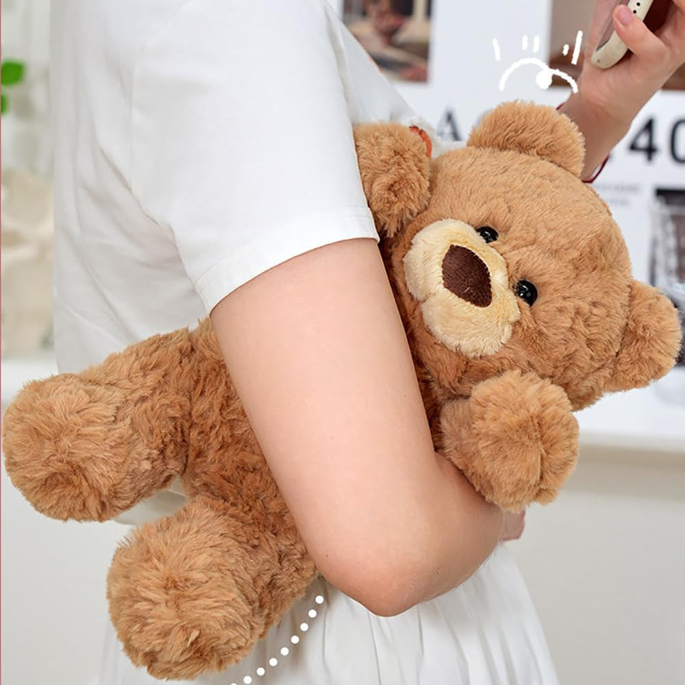 Gwxqybfe teddy bear in a huggable size, easy to carry and cuddle.