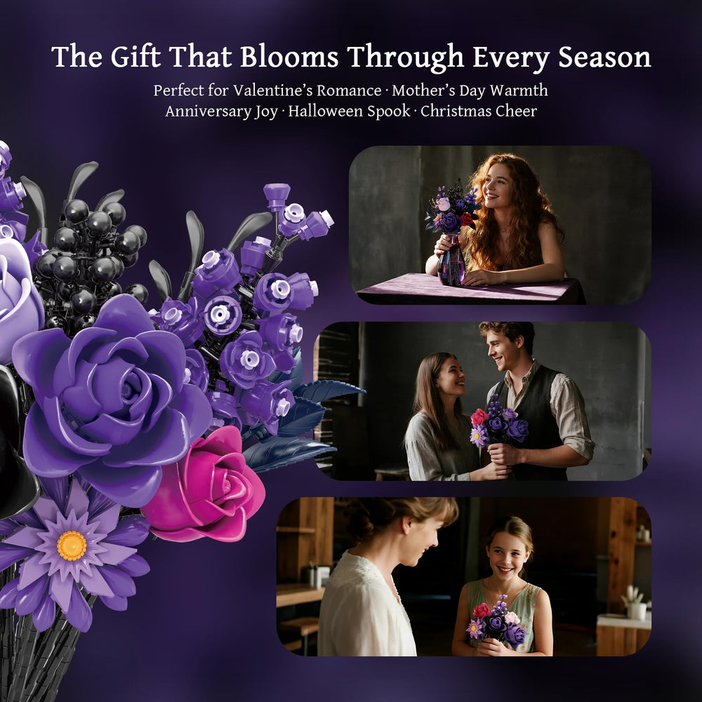 GXJTYYBS Water Lily and delphinium accents add luxe texture.