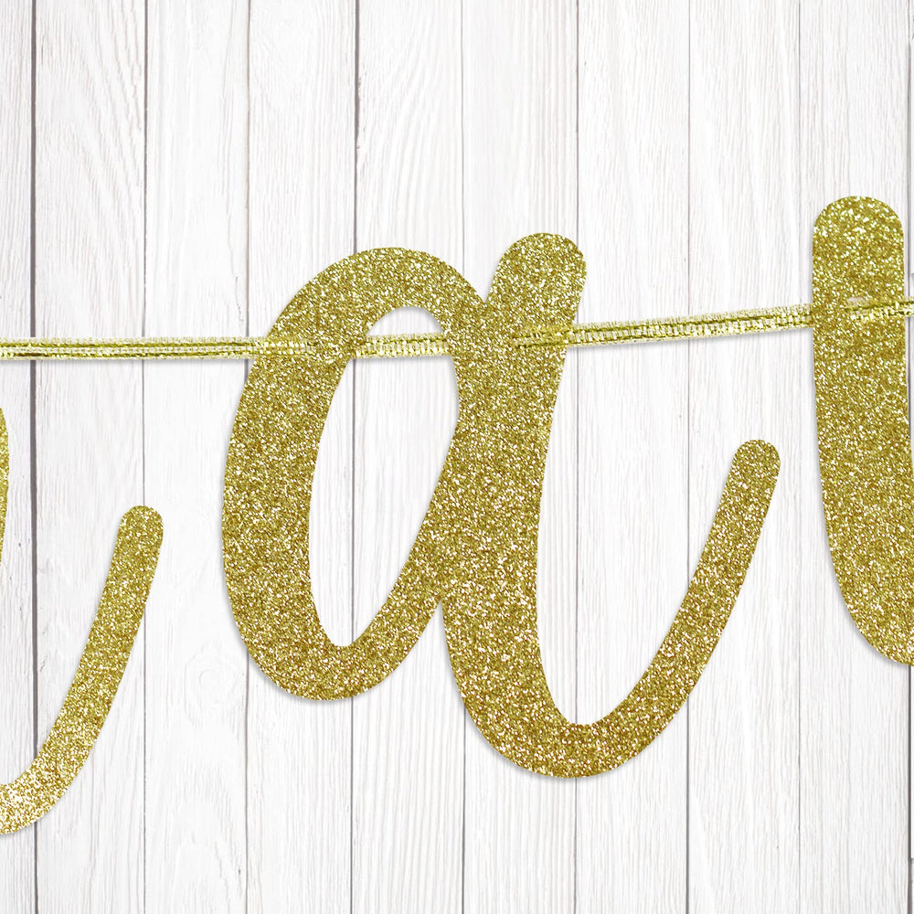 GXSOVSO versatile banner for wall or dessert table backdrops during celebrations.
