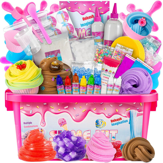 GXYSLM Jumbo Slime Kit color dyes for vibrant, kid-friendly slime projects.