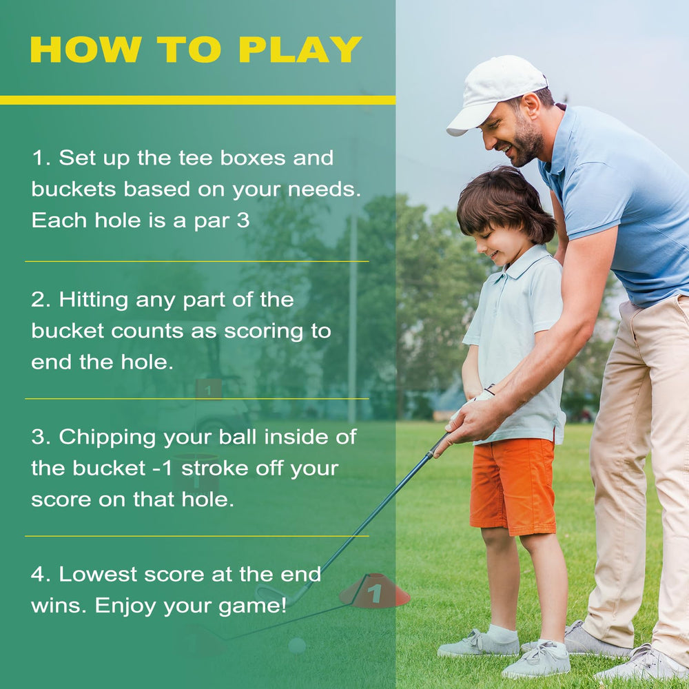 GYMMALL Family-friendly backyard golf fun for gatherings