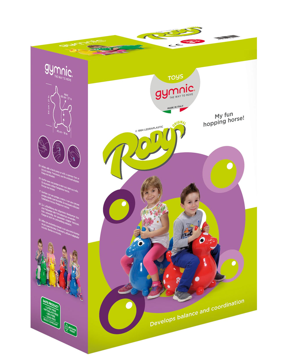 Includes air pump for faster, smoother inflation.