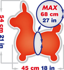 GYMNIC RODY washes easily with soap and water after play.