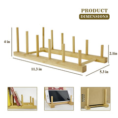 GYSLEOT 2 pack display front view highlights five-section organization