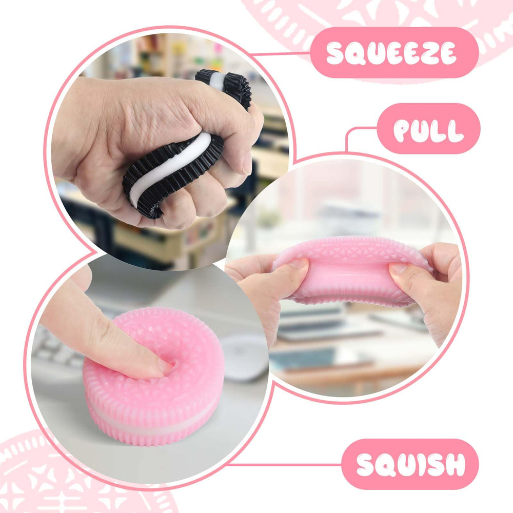 Gytera cookie squishies hand-size design ideal for portable relaxation.