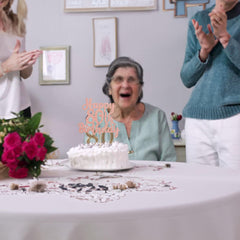 Gyufise 80th birthday topper ideal for photos and party decor