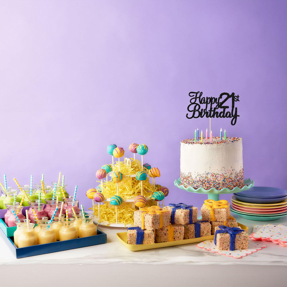 Gyufise assembled cake topper ready to insert into your cake.