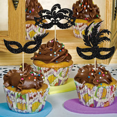 Gyufise baby shower and birthday toppers decorate fruits and desserts with fun.