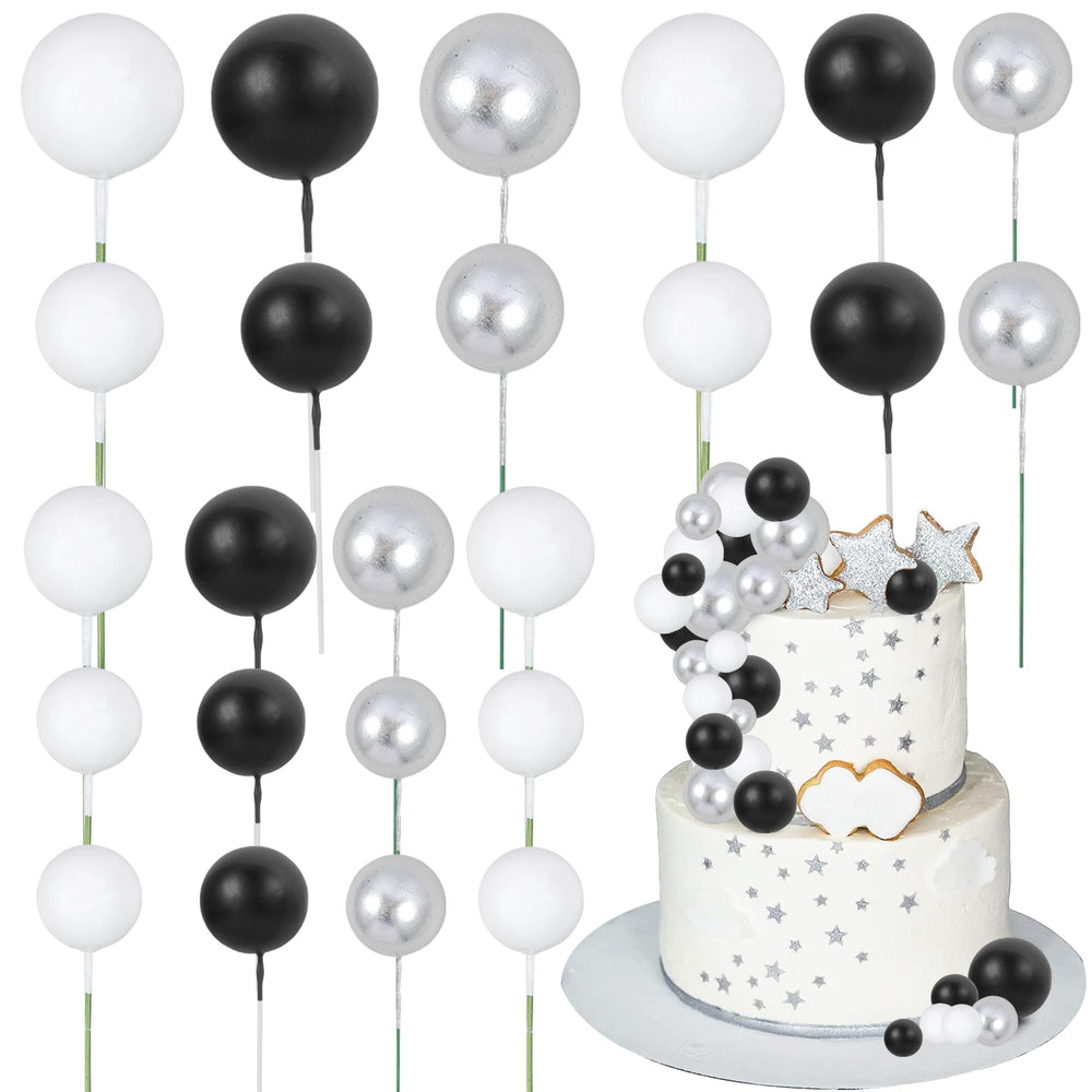 Gyufise ball cake toppers 2.5cm set adds playful detail to cakes and cupcakes